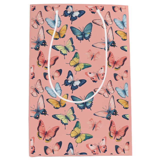 Schöne Farbdrucke Mittlere Geschenktüte (Vorderseite)