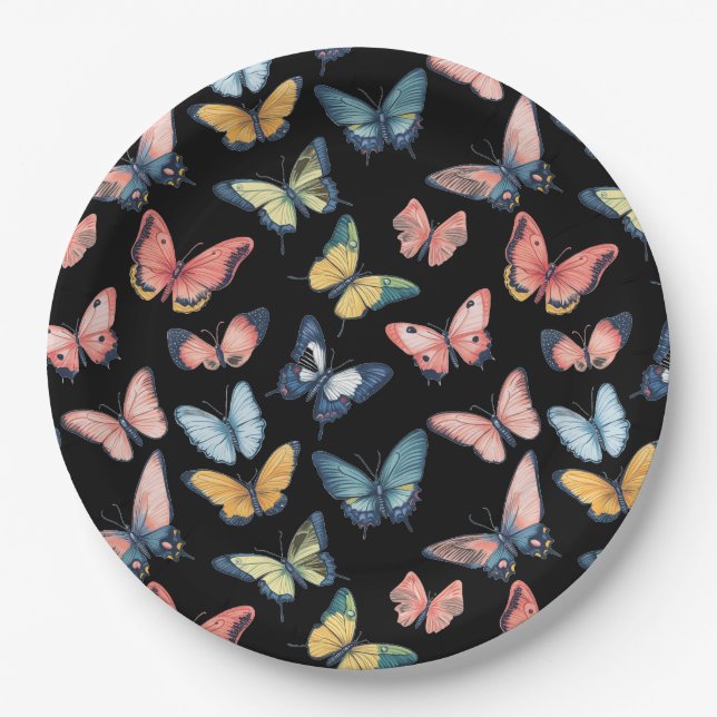 Schöne Farbdrucke Pappteller (Vorderseite)