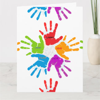 Schöne Farben für das schönste Jahr Karte