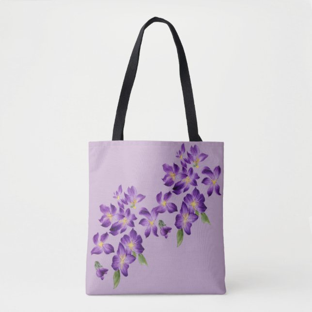 Schöne, farbenfrohe Blume Tasche (Vorderseite)