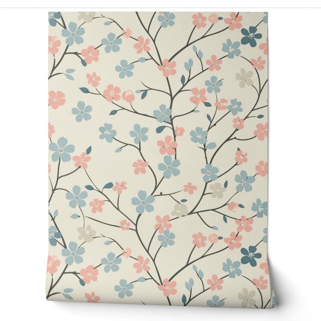 Schöne farbenfrohe Frühlingsblumen Natur Tapete (Abrollen)