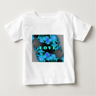Schöne farbenfrohe Love Universum Vektordesign Kun Baby T-shirt