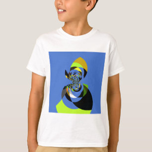 Schöne farbenfrohe Silhouette Illustrationen T-Shirt