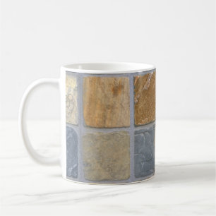 Schöne, farbenfrohe Steintafel Kaffeetasse
