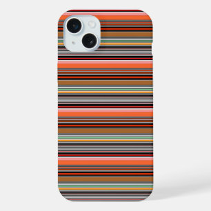 Schöne farbenfrohe Streifen iPhone 15 Plus Hülle