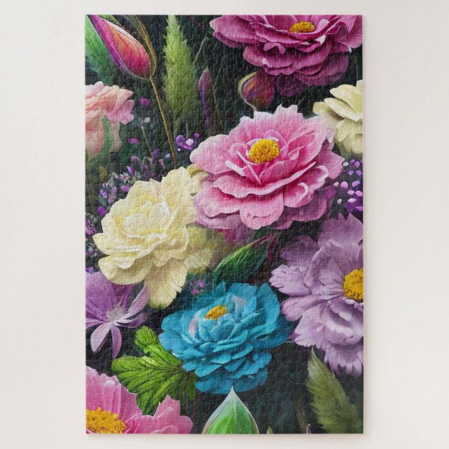 Schöne Farbige gemischte Blume Rose (Vertikal)