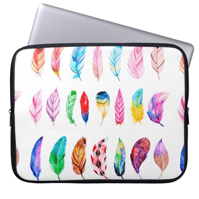 Schöne Feather Collection Laptopschutzhülle (Vorderseite)