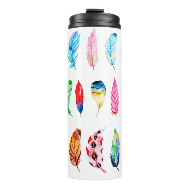 Schöne Feather Collection Thermosbecher (Vorderseite)