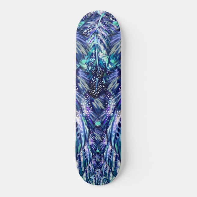 Schöne Federn - Exotic Flying Skateboard (Vorderseite)