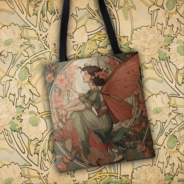 Schöne Fee im Jugendstil Tasche (Von Creator hochgeladen)