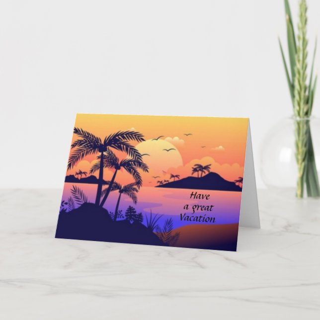 Schöne Ferien Karte (Vorderseite)