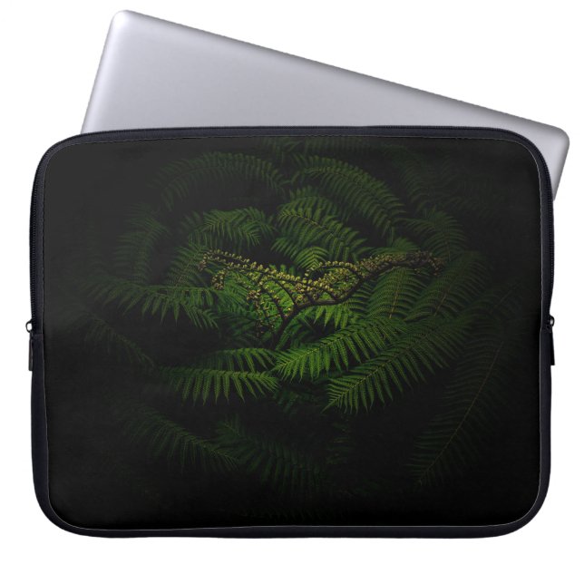 Schöne Fern Bud Kunstfotografie Laptopschutzhülle (Vorderseite)