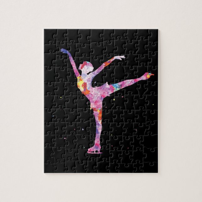 schöne Figur Skater Girl Idee - Eisfigur (Vertikal)