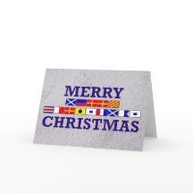 Schöne Flagge - Sandy Weihnachtskarte