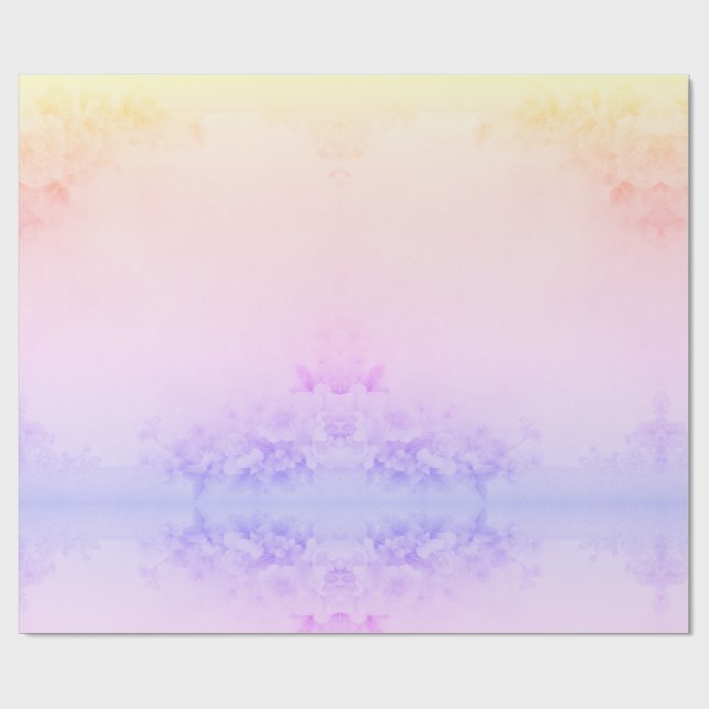 Schöne Flora Geschenkpapier (Flach)