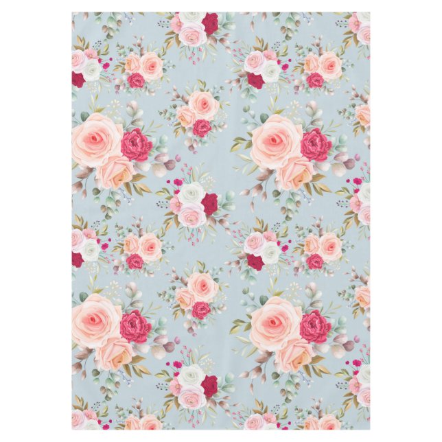 Schöne Flora Tischdecke (Vorderseite)