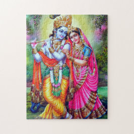 Schöne Flora Vintag Krishna Radha