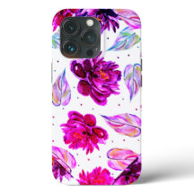 Schöne florale Aquarell Case-Mate iPhone Case