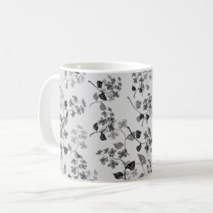 Schöne florale nahtlose Vergissmeinnicht Muster Kaffeetasse