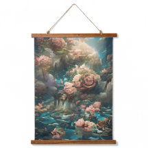 Schöne, florale Traumwelt Kunstwerk