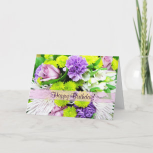 Schöne Florals Greetings Card Karte