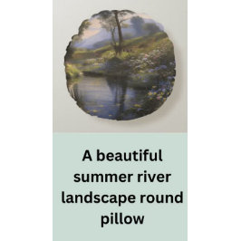 Schöne Flusslandschaft Runder Pappuntersetzer