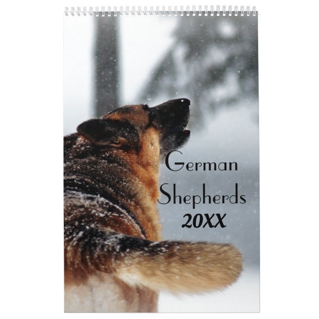 Schöne Fotos der deutschen Hirte Kalender (Titelbild)