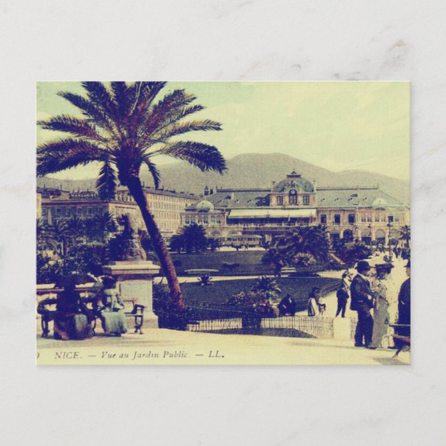 Schöne französische Riviera Postkarte (Vorderseite)