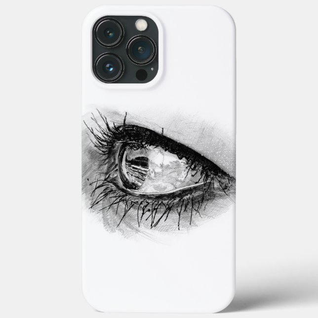 Schöne Frau Auge in vollem Mascara Case-Mate iPhone Hülle (Rückseite)