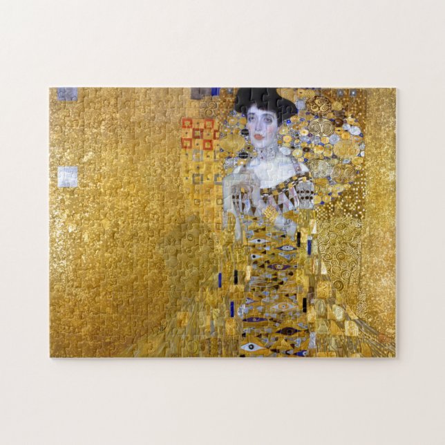 Schöne Frau in Gold Gustav Klimt (Horizontal)