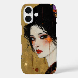 Schöne Frau in Kimono iPhone 16 Hülle