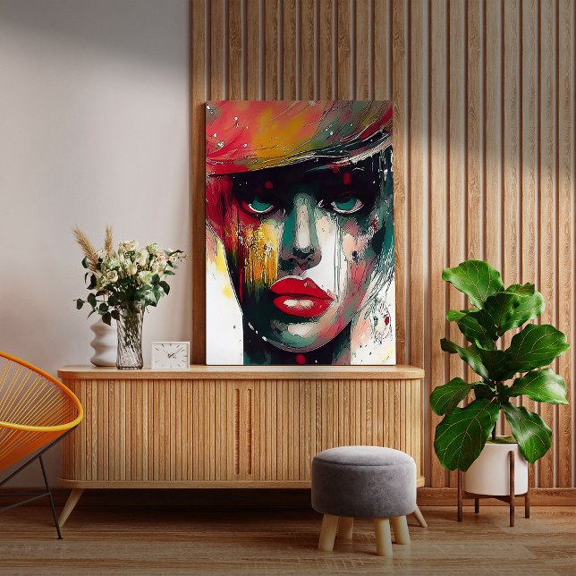 Schöne Frau Leinwanddruck (Von Creator hochgeladen)