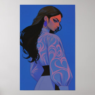 Schöne Frau Poster
