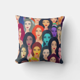 Schöne Frauen Kissen