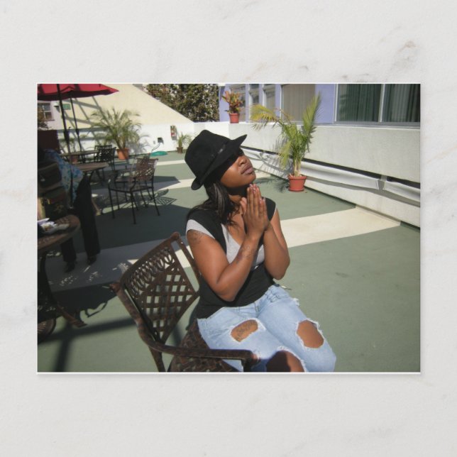 Schöne Frauen Postkarte (Vorderseite)