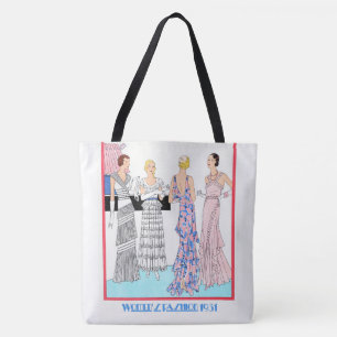 Schöne Frauenmode 1931 Tasche