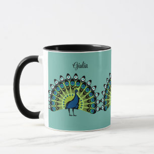 Schöne Friedhöfe voller Glanz mit Name Monogram Tasse