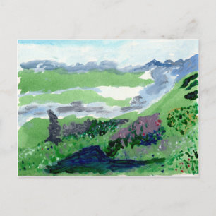 Schöne friedliche Landschaft Postkarte