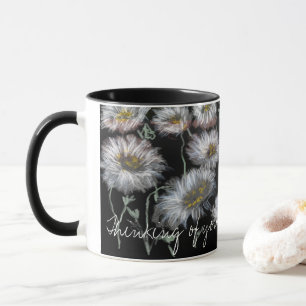 Schöne, frische Akryllackierung Tasse