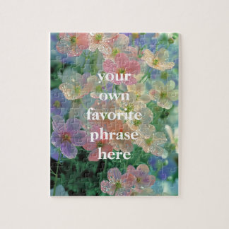 Schöne frische florale Jigsaw-Puzzle | Frühjahrs-K