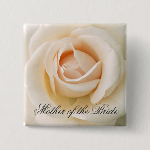 Schöne frische Rose Button