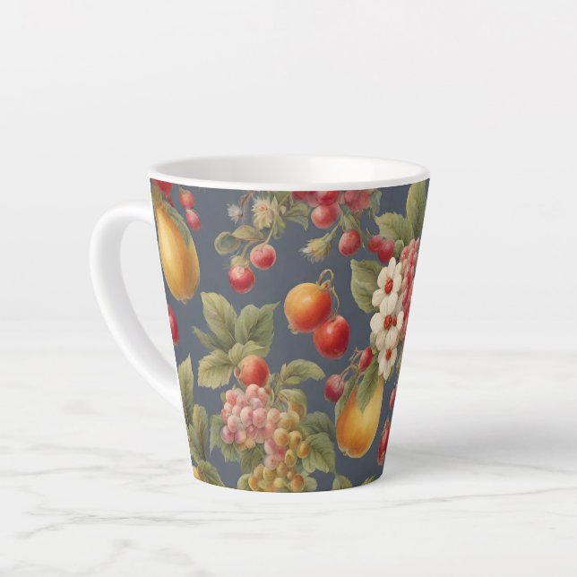 Schöne Früchte und Blume. französischer Stil Milchtasse (Linke Ecke)