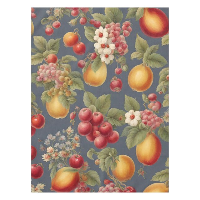 Schöne Früchte und Blume. französischer Stil Tischdecke (Vorderseite)