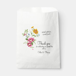 Schöne Frühlingsblumen Hochzeit Geschenktütchen