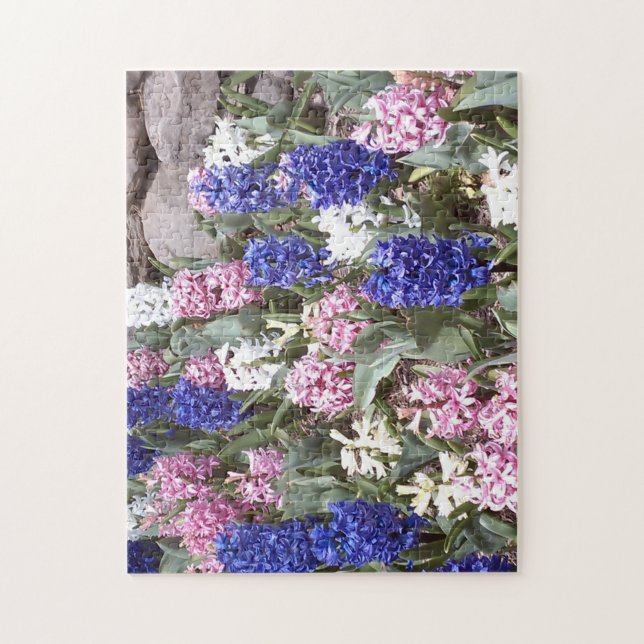 Schöne Frühlingshyazinthen Puzzle (Vertikal)