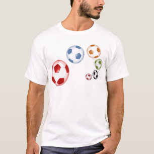 Schöne Fußball(Soccer)-Ball-Sammlung T-Shirt