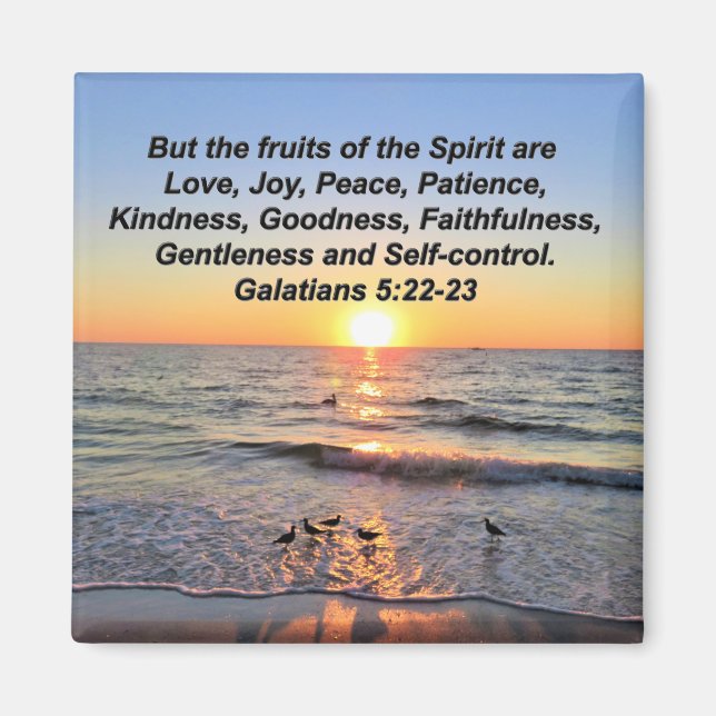 SCHÖNE GALATIANER 5 SONNENREISE MAGNET (Vorne)