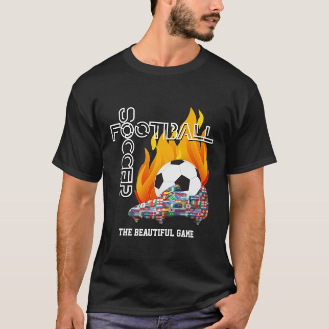 Schöne Game World FOOTBALL SOCCER T-Shirt (Vorderseite)