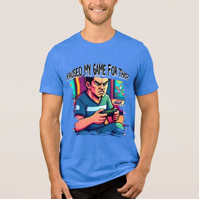 Schöne Gamer-Designs Tri-Blend Shirt (Vorderseite)