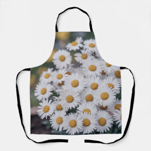 Schöne Gänseblümchen-Blüten in voller Blüte Naturf Schürze